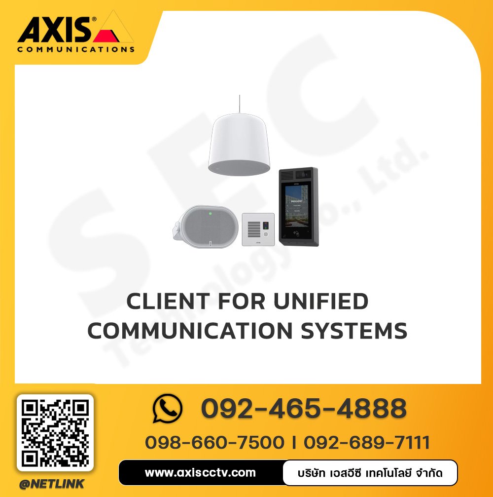 AXIS Client for Unified Communication Systems
