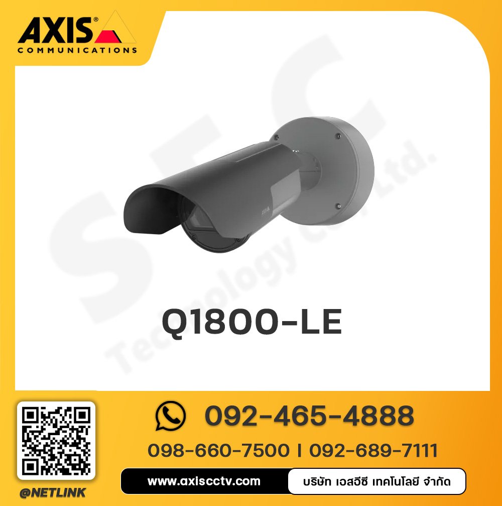 AXIS Q1800-LE License Plate Camera