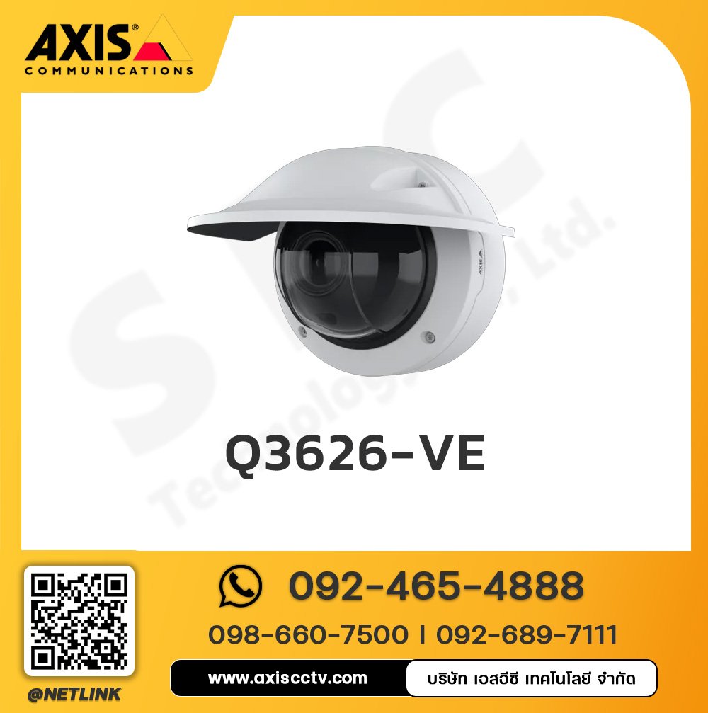 AXIS Q3626-VE Dome Camera