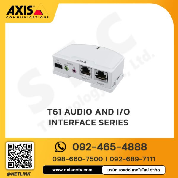 AXIS T61 Audio and I/O Interface Series