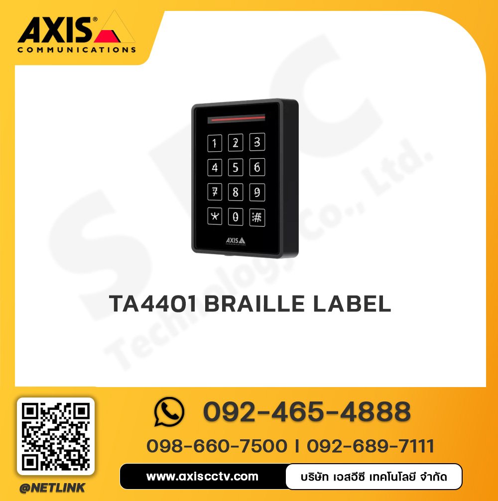 AXIS TA4401 Braille Label