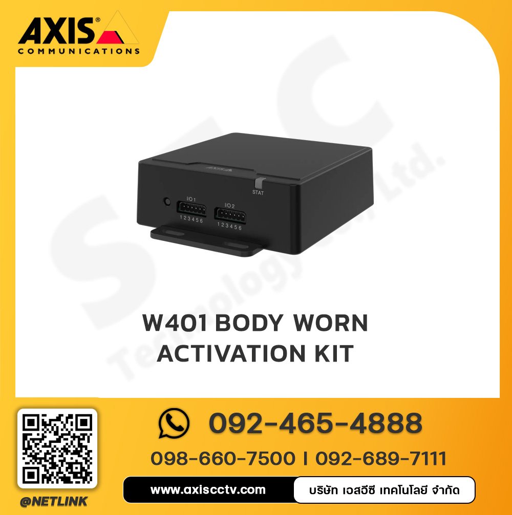AXIS W401 Body Worn Activation Kit